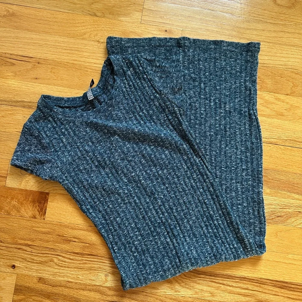 Cotton On marble blue bodycon midi dress size XXS - Picture 2 of 4